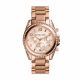 Michael Kors Women's Blair Rose Gold Round Stainless Steel Watch - MK5263