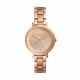 Fossil Women's Jacqueline Rose Gold Round Stainless Steel Watch - ES4438