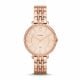 Fossil Women's Jacqueline Rose Gold Round Stainless Steel Watch - ES3546