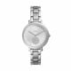 Fossil Women's Jacqueline Silver Round Stainless Steel Watch - ES4437
