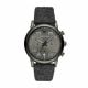 Emporio Armani Men's Luigi Gunmetal Round Fabric Watch - AR11154