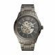 Fossil Men's 48Mm Flynn Gunmetal Round Stainless Steel Watch - BQ2384