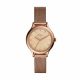 Fossil Women's Laney Rose Gold Round Stainless Steel Watch - BQ3392