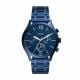 Fossil Men's Fenmore Midsize Blue Round Stainless Steel Watch - BQ2403