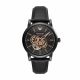 Emporio Armani Men's Luigi Black Round Leather Watch - AR60012