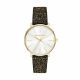 Michael Kors Women's Pyper Gold Round Leather Watch - MK2878