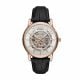 Emporio Armani Men's Luigi Silver Round Leather Watch - AR60007