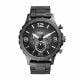 Fossil Men's Nate Smoke Round Stainless Steel Watch - JR1437