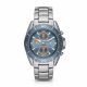 Michael Kors Men's Jetmaster Silver/Steel Round Stainless Steel Watch - MK8484