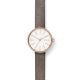 Skagen Men's Signatur Rose Gold Round Leather Watch - SKW2644