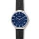 Skagen Men's Grenen Silver Round Leather Watch - SKW6535