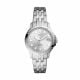 Fossil Women's Fb-01 Silver Round Stainless Steel Watch - ES4744
