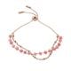 Fossil Women's Vintage Glitz Pink Semi Precious Chain - JF03534791