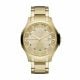 Armani Exchange Watches Men's Hampton Gold Round Stainless Steel Watch - AX2415