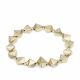 Fossil Women's Fashion Gold Stainless Steel Bracelet - Narrow Jewellery - JF02005710