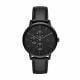Armani Exchange Multifunction Black Leather Watch - AX2719