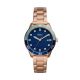 Fossil Women's Dayle Three-Hand Date Rose Gold-Tone Stainless Steel Watch - BQ3599