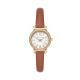 Michael Kors Petite Sofie Two-Hand Luggage Leather Watch -  MK2896