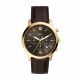 Fossil Men's Neutra Chronograph Brown Leather Watch - FS5763