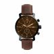 Fossil Men's Rhett Chronograph Brown Leather Watch - BQ2459