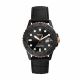 Fossil Men's FB-01 Three-Hand Date Black Silicone Watch - CE5022