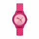 PUMA Reset V1 Three-Hand Reversible Pink and White Knit Watch - P1039