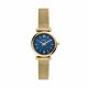Fossil Women's Carlie Mini Three-Hand Gold-Tone Stainless Steel Mesh Watch - ES5020