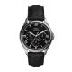 Fossil Men's ARC-02 Multifunction Black Croco Leather Watch -  FS5802
