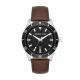 Michael Kors Layton Three-Hand Date Chocolate Leather Watch - MK8859