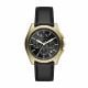 Armani Exchange Chronograph Black Leather Watch - AX2854