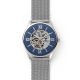 Holst Automatic Silver-Tone Steel-Mesh Watch - SKW6733