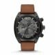 Diesel Men's Overflow Chronograph Brown Leather Watch - DZ4317