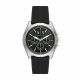Armani Exchange Chronograph Black Silicone Watch - AX2853