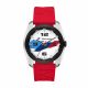 M Motorsport Three-Hand Red Silicone Watch - BMW1014