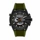 Diesel Mega Chief Analog-Digital Green Nylon and Silicone Watch - DZ4549