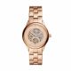 Fossil Women's Modern Sophisticate Automatic Rose Gold-Tone Stainless Steel Watch - BQ3651