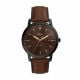 Fossil Men's The Minimalist Solar-Powered Brown Leather Watch - FS5841