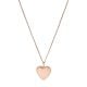 Rose Gold-Tone Stainless Steel Pendant Necklace -  JF03578791