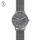Skagen Men's Henricksen Solar-Powered Gunmetal-Tone Steel Mesh Watch - SKW6741