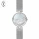 Karolina Solar-Powered Silver-Tone Steel Mesh Watch - SKW2979