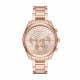 Michael Kors Women's Jan Chronograph Rose Gold-Tone Stainless Steel Watch -  MK7108