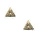 Fossil Women's Little Fortunes Gold-Tone Stainless Steel Stud Earrings -  JF03563710