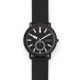 Skagen Men's Colden Black Round Silicone Watch - SKW6612