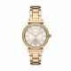 Michael Kors Abbey Three-Hand Gold-Tone Stainless Steel Watch - MK4615