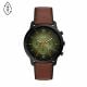 Fossil Men's Neutra Chronograph Luggage Eco Leather Watch - FS5868