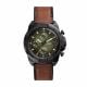 Fossil Men's Bronson Chronograph Luggage Eco Leather Watch - FS5856