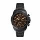 Fossil Men's Bronson Chronograph Black Stainless Steel Watch - FS5851