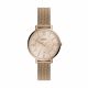 Fossil Women's Jacqueline Three-Hand Salted Caramel Stainless Steel Mesh Watch - ES5120