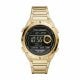 Fossil Men's Everett Solar-Powered Digital Gold-Tone Stainless Steel Watch - FS5862