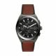 Fossil Men's Everett Chronograph Amber Leather Watch - FS5799